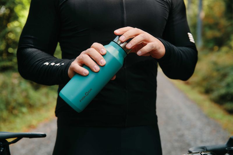 Fidlock TWIST Drikkeflaske 500ml stålflaske (isolert)+ Sykkelbase